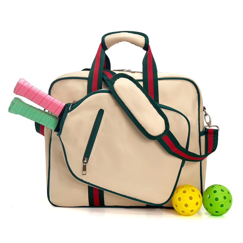 Amazon spot neoprene shoulder bag badminton bag multi-function outdoor pickleball bag portable tennis bag