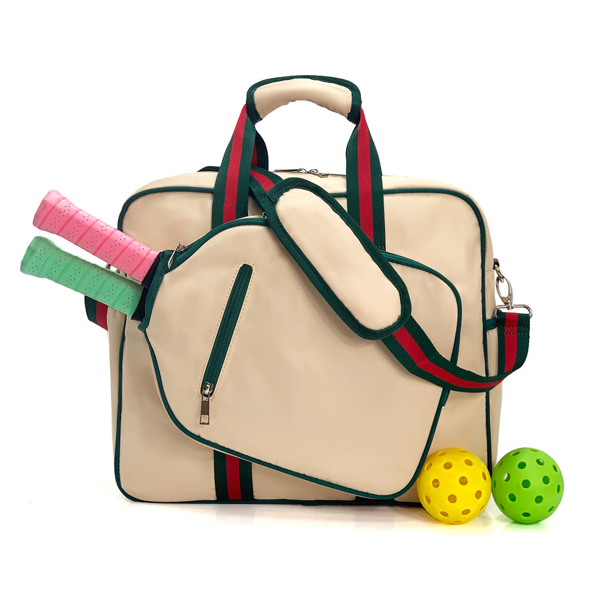 Amazon spot neoprene shoulder bag badminton bag multi-function outdoor pickleball bag portable tennis bag