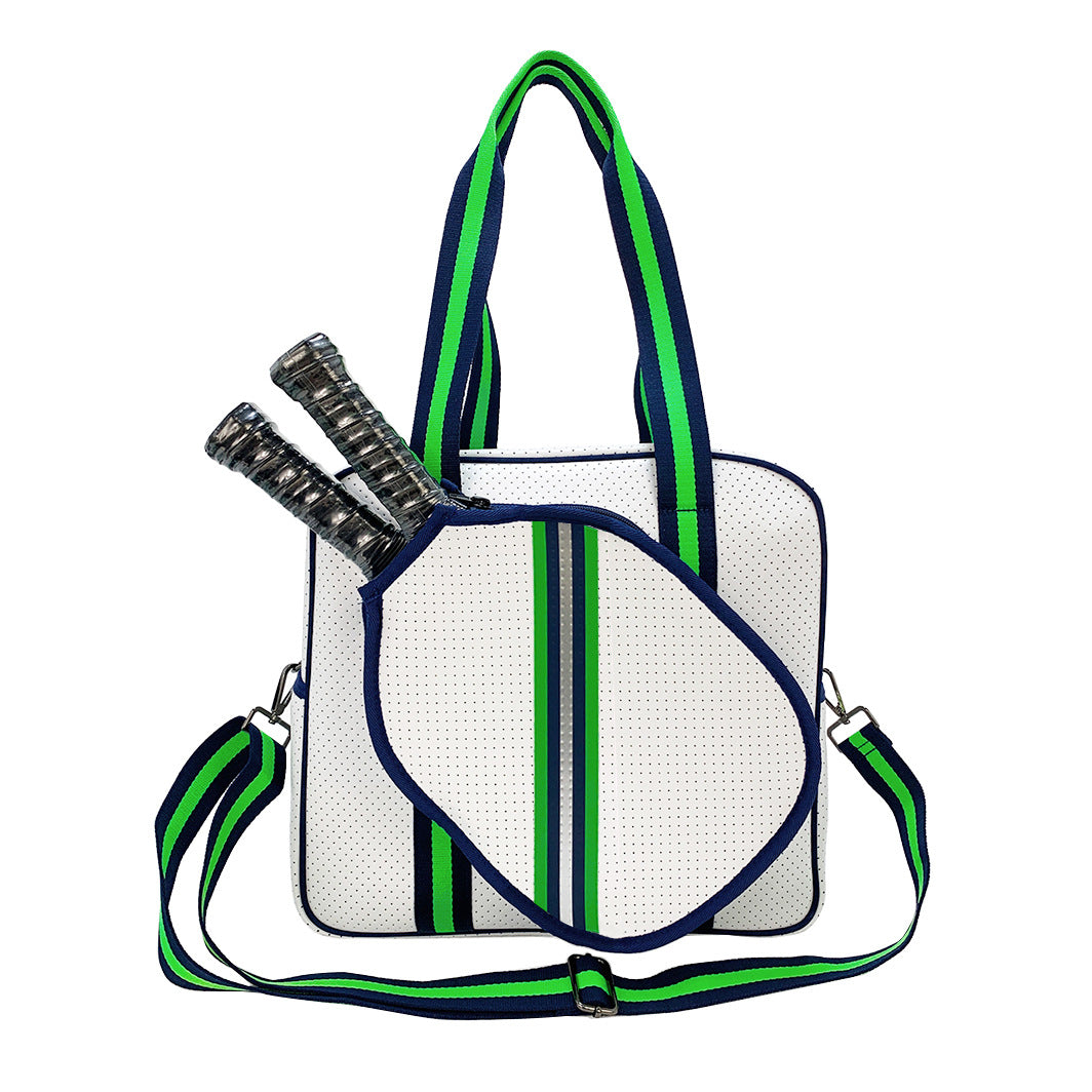 Amazon spot neoprene shoulder bag badminton bag multi-function outdoor pickleball bag portable tennis bag